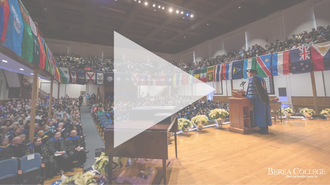 livestream the Berea College graduation ceremony