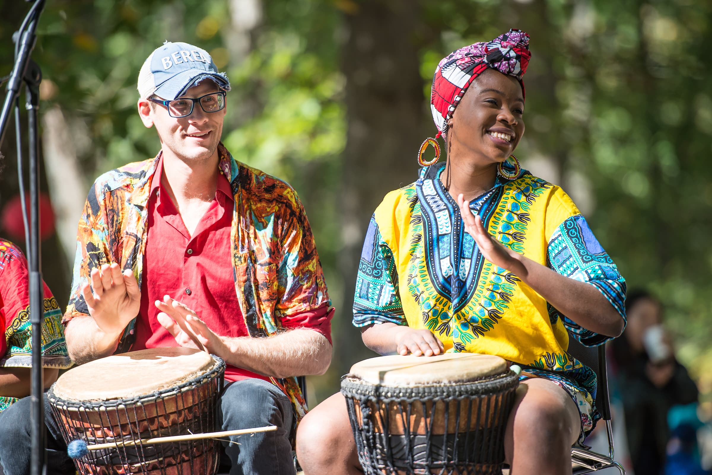 drumming on mountain day