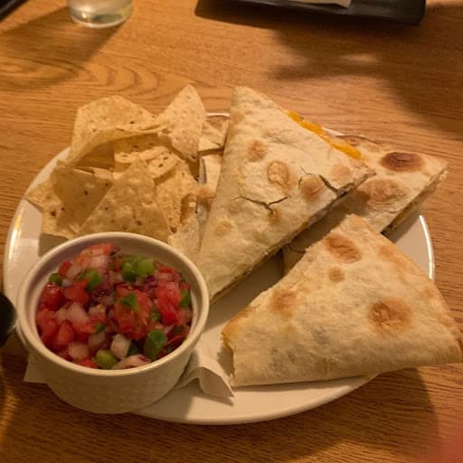 Chicken Quesadillas I had at a Dinner with Dr. Green during ASA.
