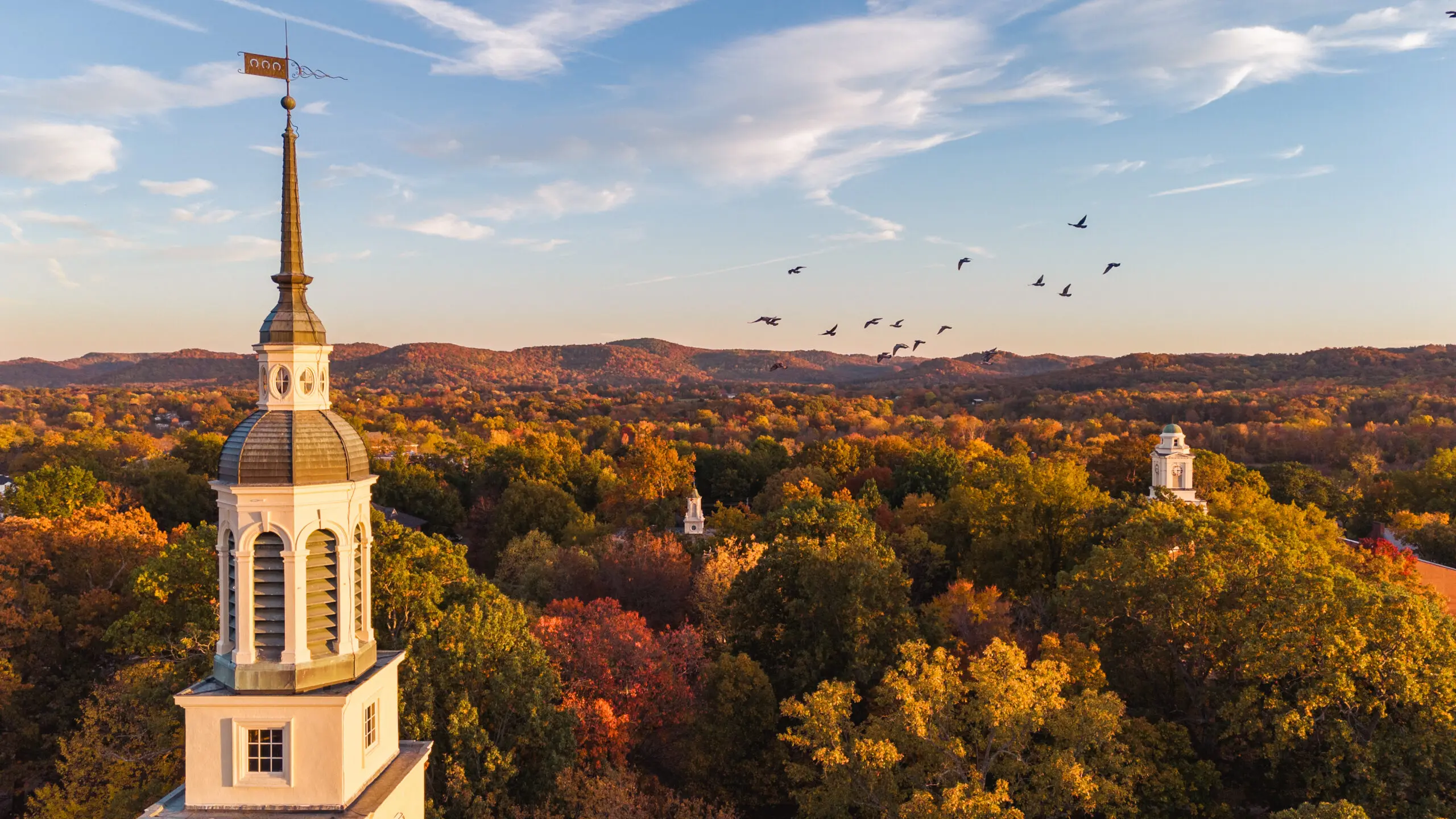 Aerial Campus Picture with Draper Building